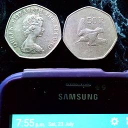 As csn be seen last photo just shows the difference in size not separating them well kepted in a coin wallet.

Loading more 50p bear with me please check out all the other coins ive got.

Sold in UK only.