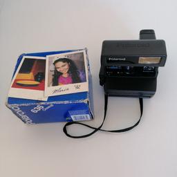Polaroid 636 camera with original box untested was working when last used a while ago please see photos for condition sold as seen in listing