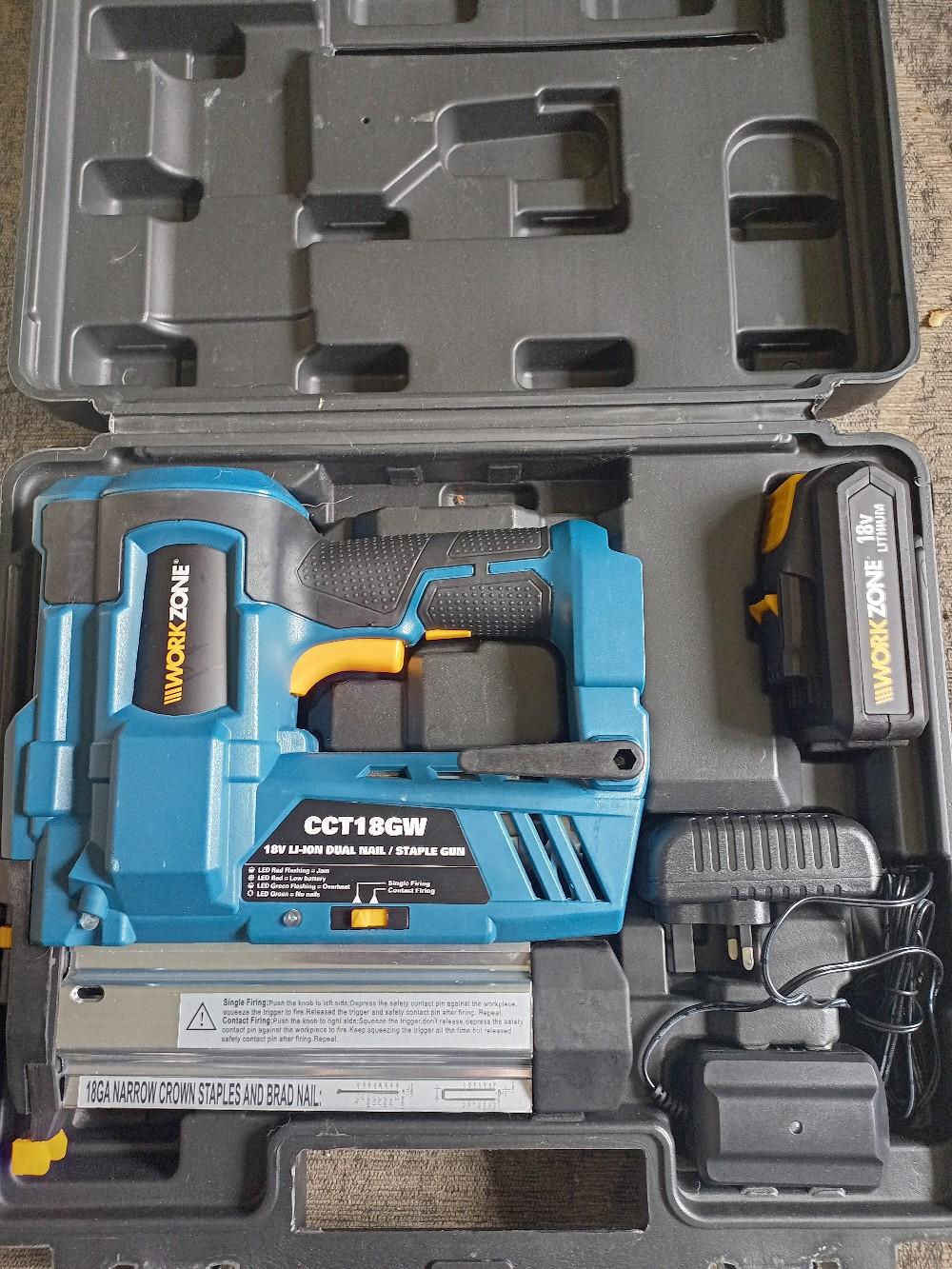 Workzone CCT18GW nail/staple gun in ST17 Stafford for £45.00 for sale Shpock