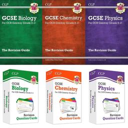 CGP GCSE OCR Gateway Grade 9-1 Higher Tier Science Revision Books + Cards Bundle.


Cards and Revision guide bundle.


You will receive physics, chemistry and biology revision guides and revision cards


Used but in good condition