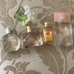 5 x nice ladies perfumes eg Britany Believe, Avon, & Bodyshop ( 3 x 95% FULL ) @ £4 each
All smell amazing, kept well away from sunlight, & from a smoke/pet free clean home.

Wish to sell in any combination & all 5 for £16
Thanks for looking