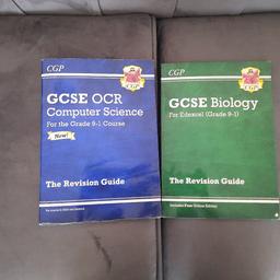A computer science revision guide for those who are with the OCR exam board and a Biology revision guide for those who are with the Edexcel exam board.
These books will greatly benefit year 11 students
as they cover all required information for each subject. Very simple to understand and takes a lot of stress off from revising.

Retail price was £5.95 for each book.