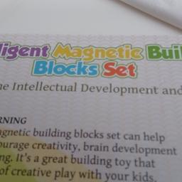 magnetic building block, very educational in excellent condition