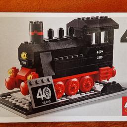 Limited set, cannot be purchased, Lego 40370 released to celebrate 40 years on Lego trains. Brand new, unopened and still sealed. Box does have a little damage but the set is perfect due to still being sealed.