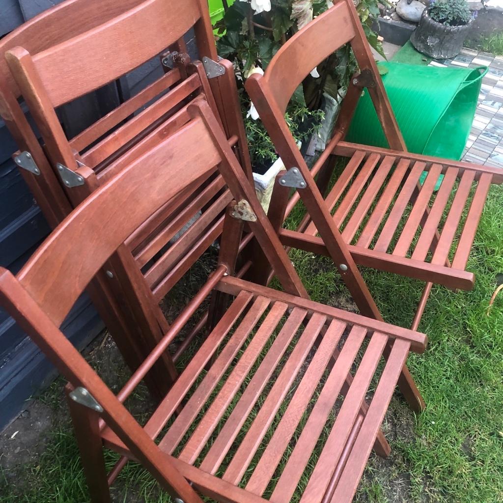 Wooden garden chairs in CV10 Bedworth für £ 20,00 zum Verkauf Shpock AT