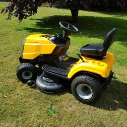 ride on mower 4yrs old 46inch cut 
Works as new selling due to moving house 
£ 650 Ono 
Open to sensible offers