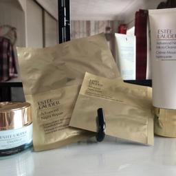 BN Estee Lauder Skincare Bundle - Daywear Cream Advanced Night Repair, Cleanser.

Brand new and sealed Estée Lauder Skincare Bundle. Full sizes. Consists of:-

🌟Daywear Multi- Protection Anti-Oxidant 24 hour Moisture Cream SPF 15 (30ml)

🌟Advanced Night Micro Cleansing Foam (100ml) Sealed

🌟Advanced Night Repair Concentrated Recovery Eye Mask x1 pair

🌟Night Repair Concentrated Recovery Powerfoil Mask x1

All from sets I didn't use.

Postage via 2nd class signed. Happy to combine postage costs wherever possible.