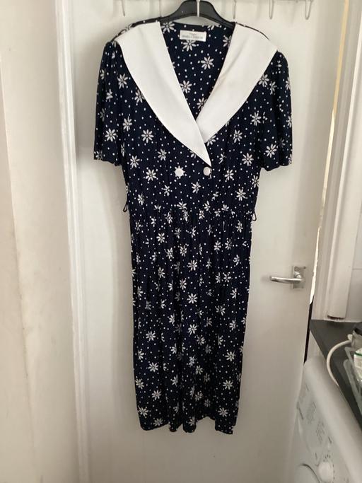 Buy & Sell Bristol Saint Judes - Bristol - Photos for M & S Vintage Navy Blue Tea Dress