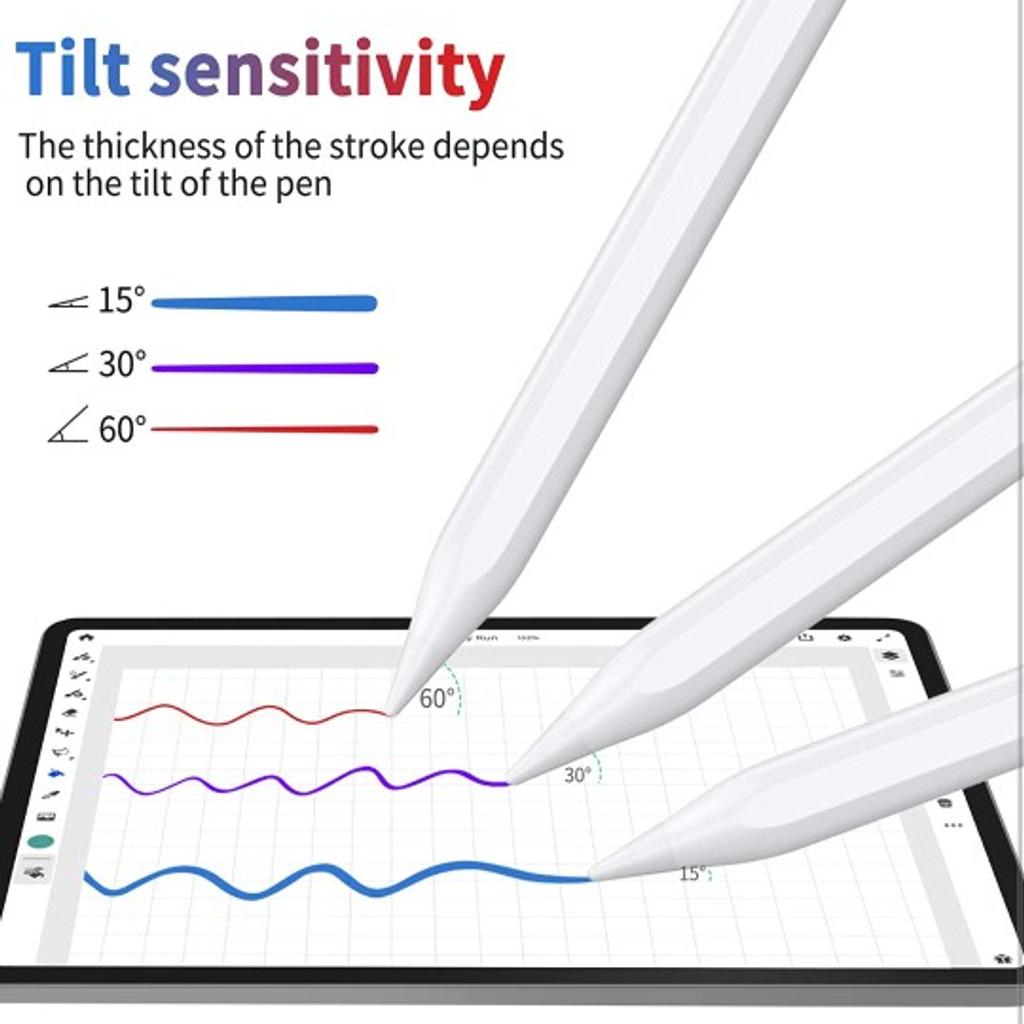 Stylus Pen for iPad 2018-2022, KINGONE iPad Pencil with Palm Rejection/Tilt Sensitivity/Magnetic iPad Pen Compatible with iPad 9th-6th Gen, iPad Mini 6/5th Gen, iPad Air 5/4/3th, iPad Pro 12,9''/11''