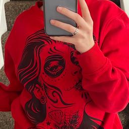 Vintage urban outfitters jumper 🍄
Red
Size 10
Female graphic print
Smoke free home
From a home with dogs.
Open to offers :)

#urbanoutfitters
