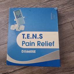 tens pain relief machine. boxed ex cond.  dx6605e.  collect roker.
