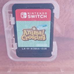 Animal Crossing New Horizons game for Ninrendo Switch. Game is in case but sleeve not there.