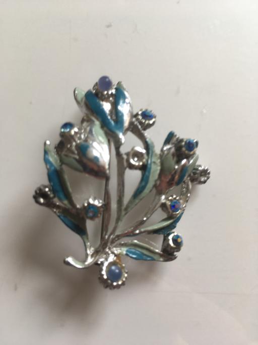 Buy & Sell North Yorkshire Scarborough - North Yorkshire - Photos for VINTAGE BROOCH - MULICOLOUR LEAF