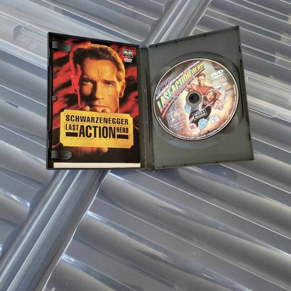 *Arnold Schwarzenegger*

LAST ACTION HERO

Laufzeit: ca. 125 Minuten

FSK: ab 12 Jahren

Zustand: gebraucht, gut-befriedigend
(Hülle hat Alter entsprechend leichte Abnutzung / Disk hat vereinzelt leichte Kratzer / Disk funktioniert! )

Preis: 3,50€

Versand nur bei Vorkasse per Überweisung oder PayPal Freunde und Kostenübernahme Versand durch Käufer

(DVD-EA-2164)