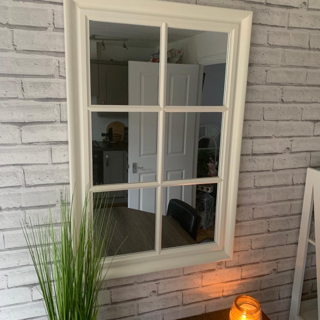 Dunelm White Window Mirror in WS8 Walsall for £35.00 for sale Shpock