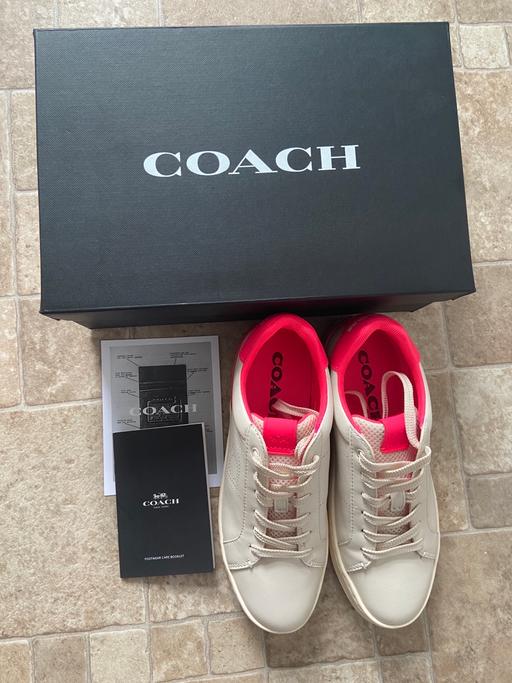 Buy & Sell Hertfordshire Hertsmere - Photos for COACH women trainers leather shoes size 5