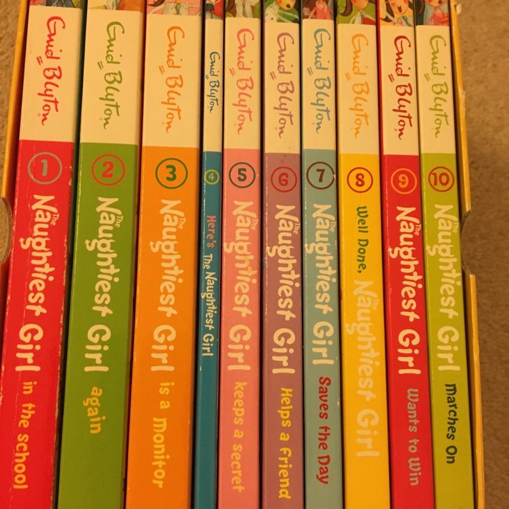 The naughtiest girl by Enid Blyton book set in case