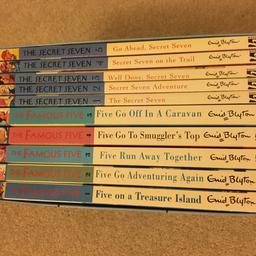 The secret seven and the famous five book set in case