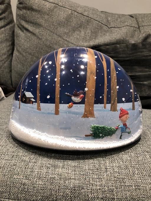 Buy & Sell Oakwood Derby - Photos for Biscuit tin with fake snow picture (empty)