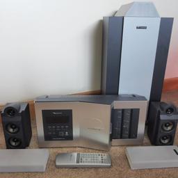 If you see it, it's still for sale!

May swap or px!

Nakamichi Soundspace 8 in near mint condition, high end quality 2.1 system with 5 disc music bank, FM radio and Aux input.
Sold as seen

Will show working

Delivery available in reasonable distance

Cash on collection or postage at buyers cost and risk.