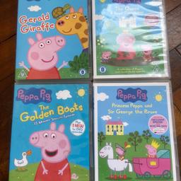 4 Peppa pig dvds
Out grown them