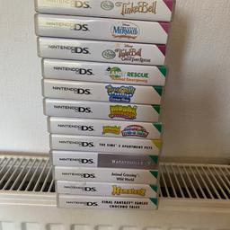 13 
Nintendo games 
Smoke free home 
Collection only