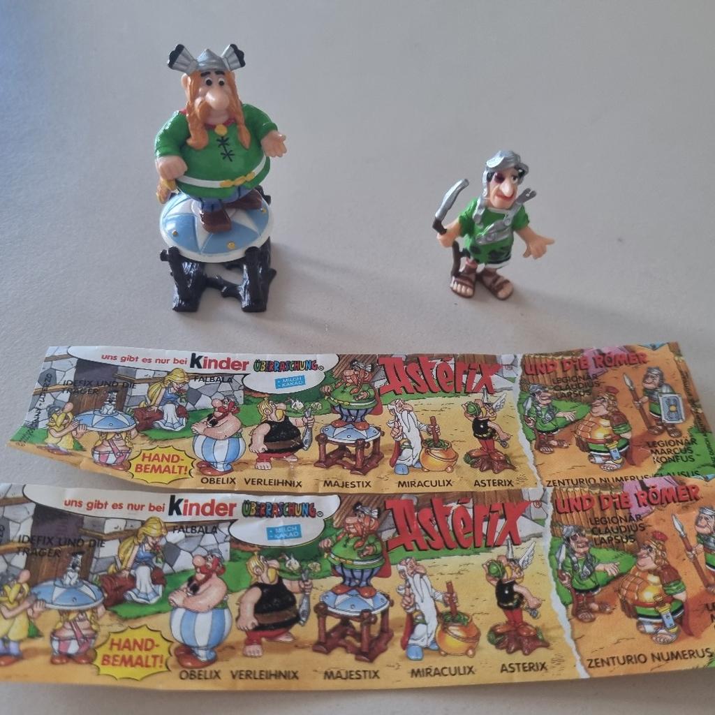 Verkaufe 2 Ü-Ei Figuren aus der Reihe "Asterix und die Römer" aus dem Jahr 2000
- Majestix
- Legionäre Claudius Lapsus
Sowie 2 Beipackzettel

Privatverkauf, daher keine Rücknahme oder Garantie