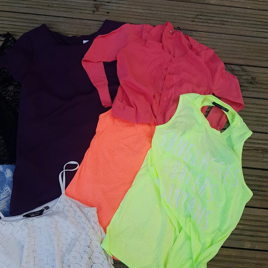 would be suitable for age 11 - 12 also
2 x adidas leggings black
1 x yas lace bodysuit
1 x denim skirt
1 x vila top
1 x oasis cardigan
2 x new look tops
1 x forever 21 top
1 x primark top
will require laundering as been in storage
over £100 of items
no offers
pet and smoke free home
can post for postage fee
