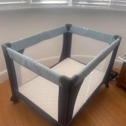 Very good condition, barely used, with brand new mattress