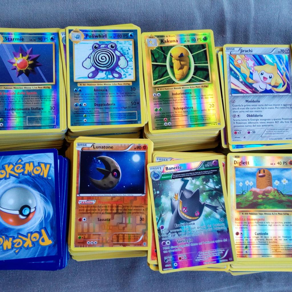 Tarjetas Pokeon Originales en Aleán con V-Card, Set de 50 cartas