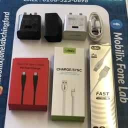 Samsung Fast Charging Adaptor Plug and Cable Avialable in Micro, Type C & USB C to USB C Cable

ANG Micro usb £5

ANG Type C usb cable £5

Type C to Type C usb cable£10 

Samsung original micro usb & plug £15

Samsung original Type C usb &plug £15

NO POSTAGE AVAILABLE, ONLY COLLECTION!

Any Questions....!!!!
***
Please Feel Free To Contact us @
0208 - 523 0698
10:30 am to 7:00 pm (Monday - Friday)
11:00 am to 5:30 pm (Saturday)

Mobilix Fone Lab Chingford
67 Chingford Mount Road,
Chingford , London E4 8LU