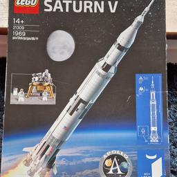 Build this iconic rocket celebrating man's first steps on the moon. Stands over 1 metre tall and also has a horizontal Lego stand. This is a fantastic build as the ricket contains the separate sections and also the Lunar lander contained within. The build is very accurate to its function.
Set is complete and in great condition. Only selling due to downsizing.
This is the cost, no requests to lower the price please.