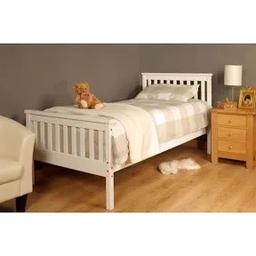 Solid wooden Atlantis bed brand new ex display from our shop so assembled 
Can deliver local 
Brand new item 
£75