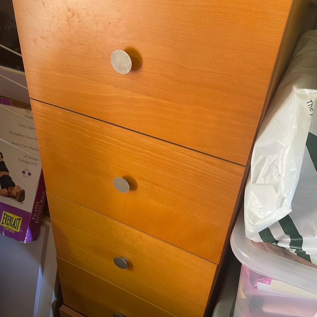 IKEA unit malms
Tall boy
Will be cleaning it before you pick it up.
Still in good condition
Just sitting in garage
£20.00 collection only
123 height
47 depth
40 width