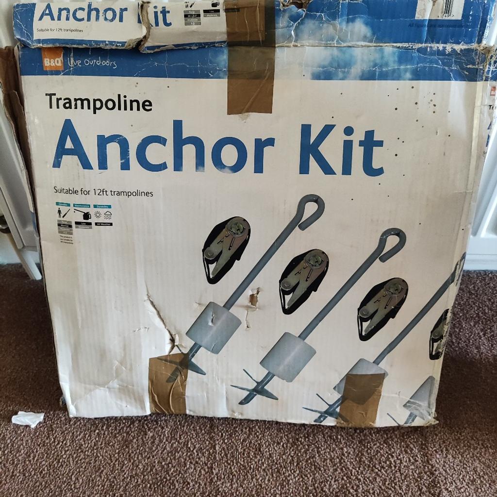 Trampoline Anchor Tie Down Kit in CM15 Brentwood für £ 5,00 zum Verkauf
