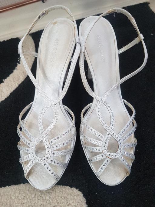 Buy & Sell Greater Manchester Manchester - Photos for Ninewest uk6.5 silver diamante heels