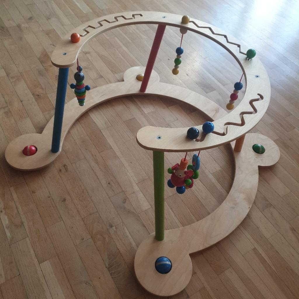 Pferdchen Serie Rosa Hess Holzspielzeug Lauflerngerät & Spielbogen