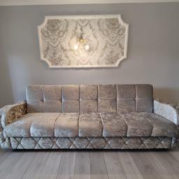 3 seater turkish sofa beds with ample storage click clack mechanism to convert into a convenient sleeping area, custom made in any colour or design. 

available in many sizes 

£385
delivery and assembly available 

07708918084