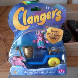 clanger figure with vehicle, still in original box and sealed. collection only B45 9LT