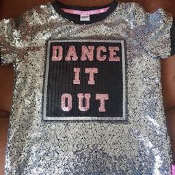Jojo Siwa sequin top age 9-10yrs . Lovely condition . COLLECTION ONLY PLEASE .