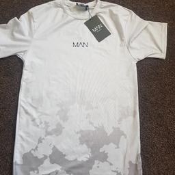 Bohoo Man T-shirt size M brand new with tags . COLLECTION ONLY PLEASE .