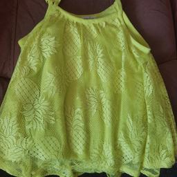 Girls River island top age 7-8 yrs lovely condition . COLLECTION ONLY PLEASE