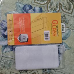 For sale these 2 items , screen protector and jelly back case clear new condition.