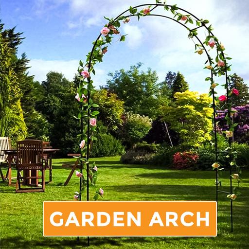 Buy & Sell - Photos for 2M Garden Arch Trellis Arched Metal Frame