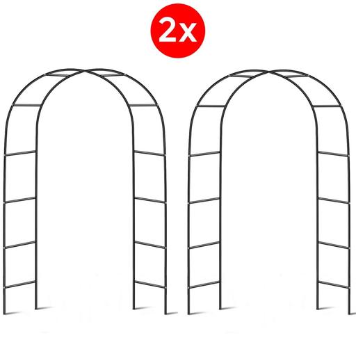 Buy & Sell - Photos for 2X 2M Garden Arch Trellis Metal Tubular Frame