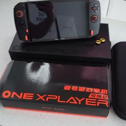 Onexplayer Amd version 4800u in prestige nearly new condition only had 3 months from new fully boxed, comes with carry case, screen protector and batman joycon grips, actual photos will be uploaded soon, amazin machine plays aaa games no problems, any questions feel free, these are still selling for £1100 on amazon and droix so grab a bargain,