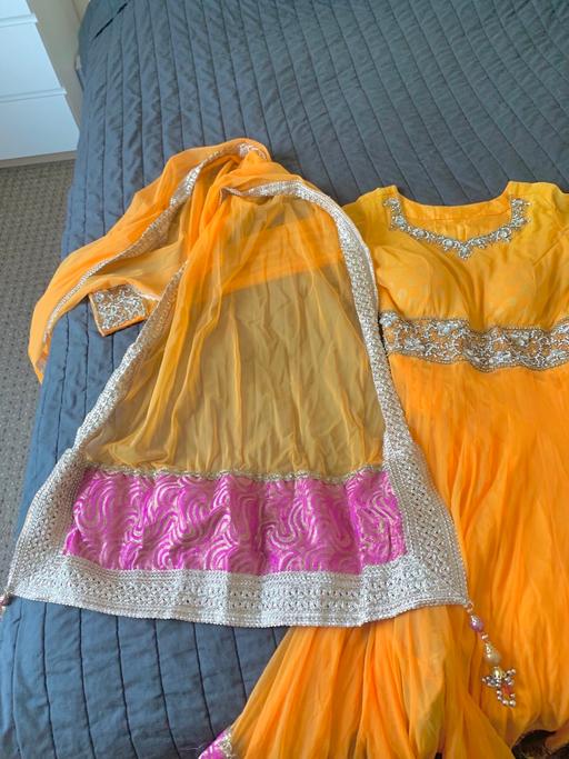 Buy & Sell West Midlands Birmingham - Photos for Anarkali dress orange&pink rrp £200 sell-£25 