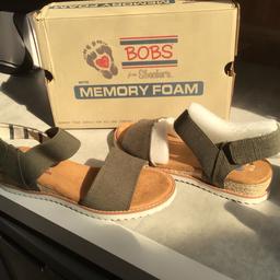 BOBS Memory Foam Ladies/Girls Sandals from Skechers. Size says 4.1/2 but will fit Size 5. Brand New as photos show. Smoke and pet free home. Collection only.