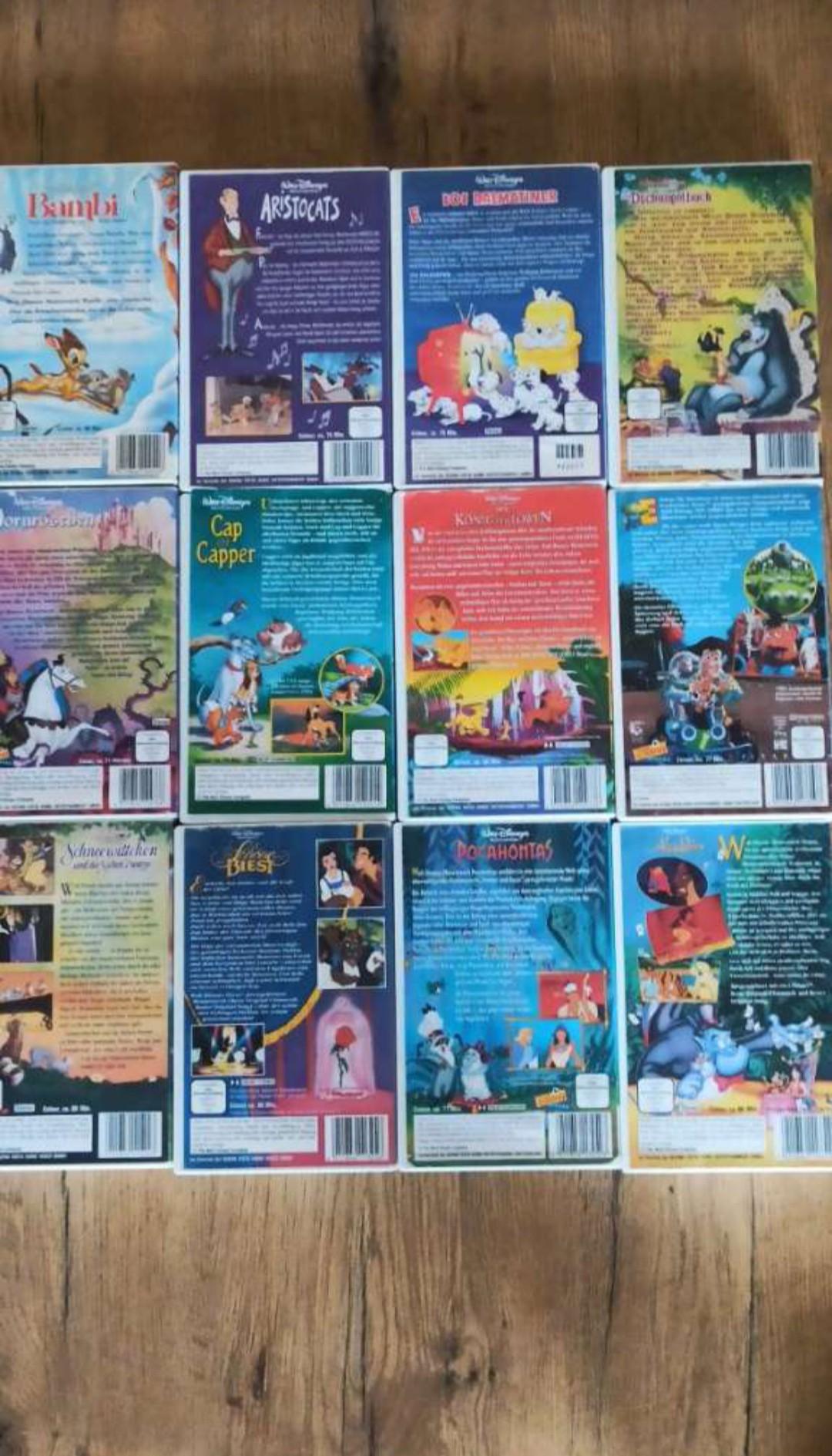 Walt Disneys Video Kassetten, 12 Stück in 6275 Gemeinde Stumm for €60. ...