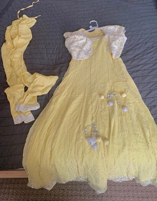 Buy & Sell West Midlands Birmingham - Photos for Anarkali dress with jacketin yellow rrp £200